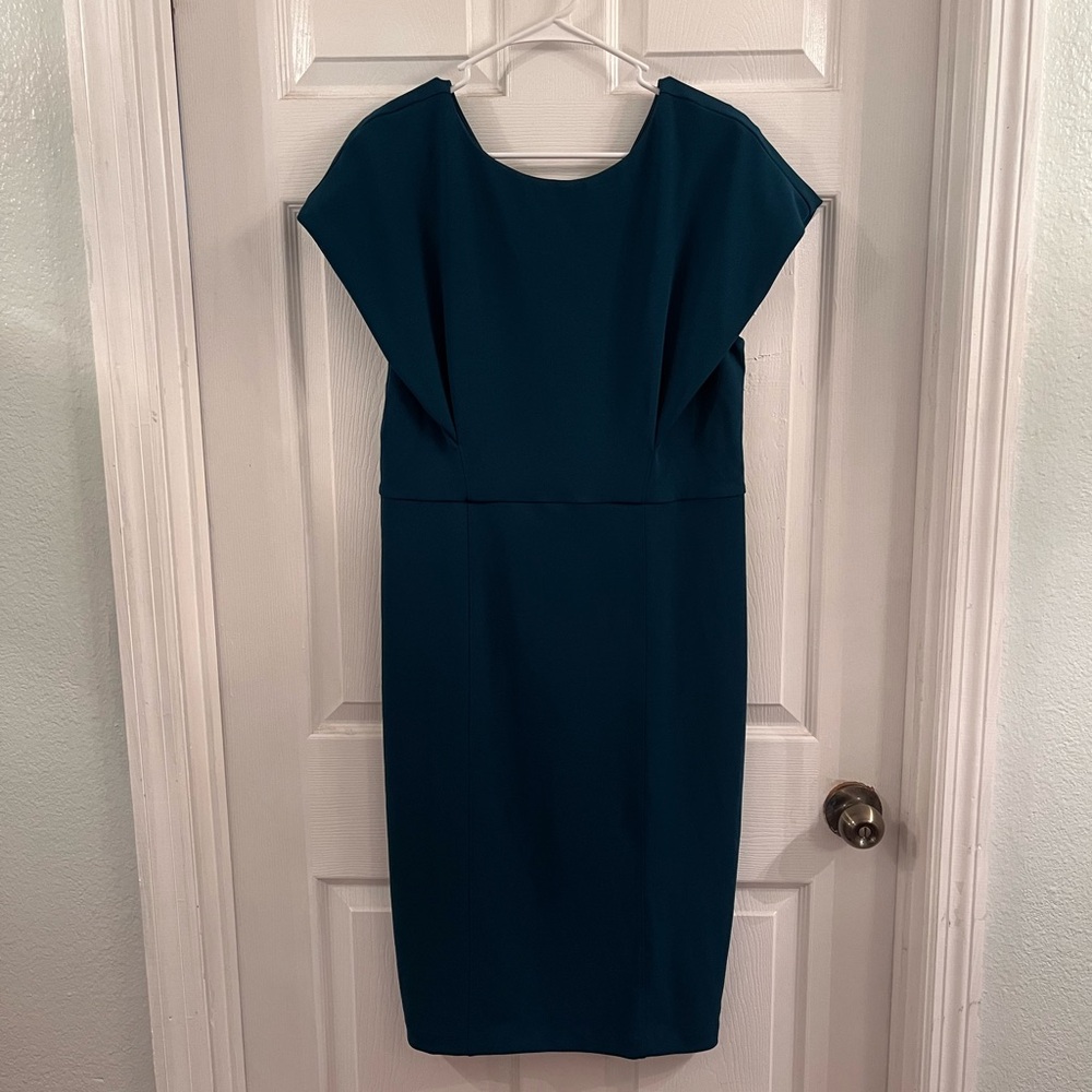 Express Green Midi Sheath Dress